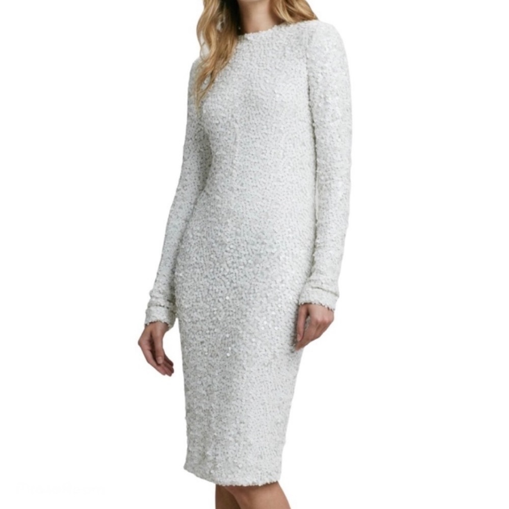 Rachel Zoe - White Sequin Dress